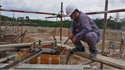 高溫的“烤”驗，汗水的洗禮！—惠州豐達電廠總承包項目部不懼高溫挑戰，保質保量開展施工作業
