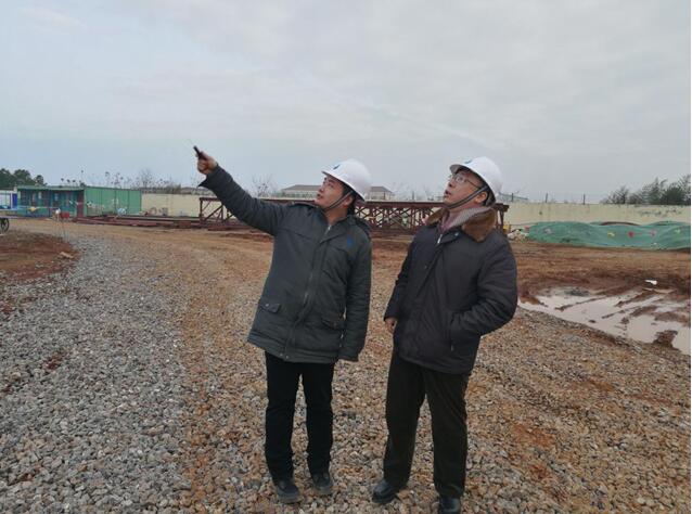 武燃設計院領導赴武漢市天然氣液化存儲基地擴建項目現場檢查指導工作
