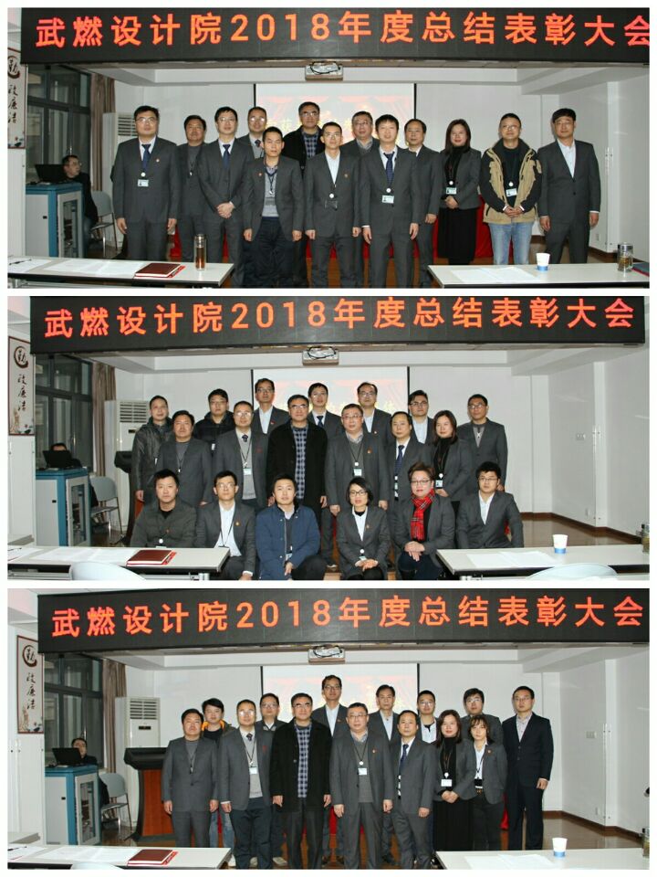 武燃設計院召開2018年度總結表彰大會