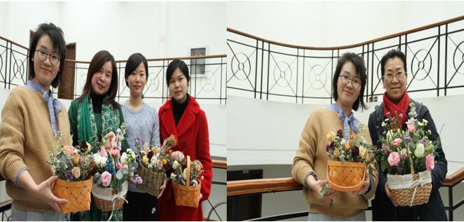 武燃設計院開展慶祝“三八”節藝術插花活動——女人如花  靚麗風采