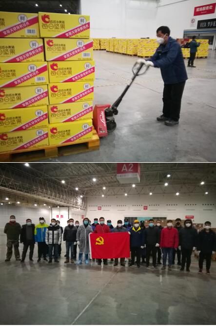 抗疫物資裝卸亟缺人手武燃設計院日夜緊急馳援