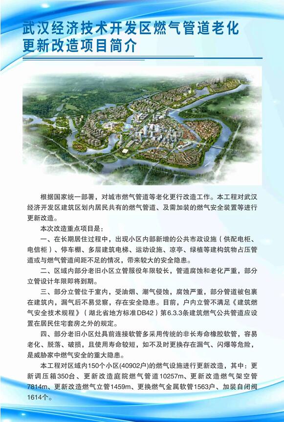 武漢市經開區城市燃氣管道老化更新改造項目啟動儀式圓滿舉行