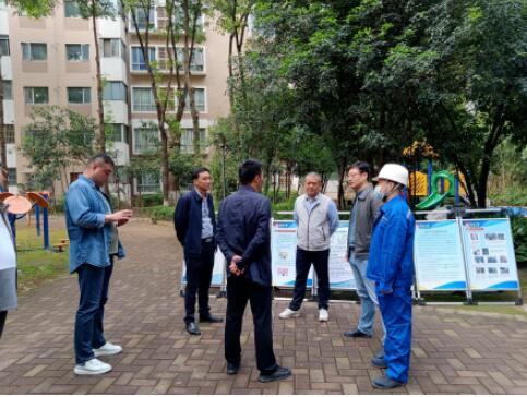 心系民生｜東西湖區盧區長一行調研指導東西湖區燃氣管道老化更新改造項目
